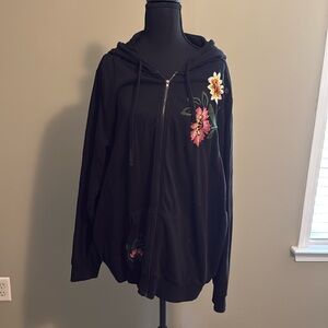Torrid flower hoodie. Size 3